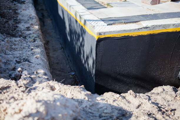 Professional Exterior Waterproofing technician working in West Bloomfield, MI